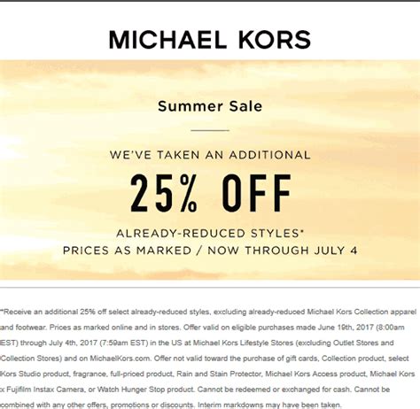 cupom michael kors|Michael Kors 25 off code.